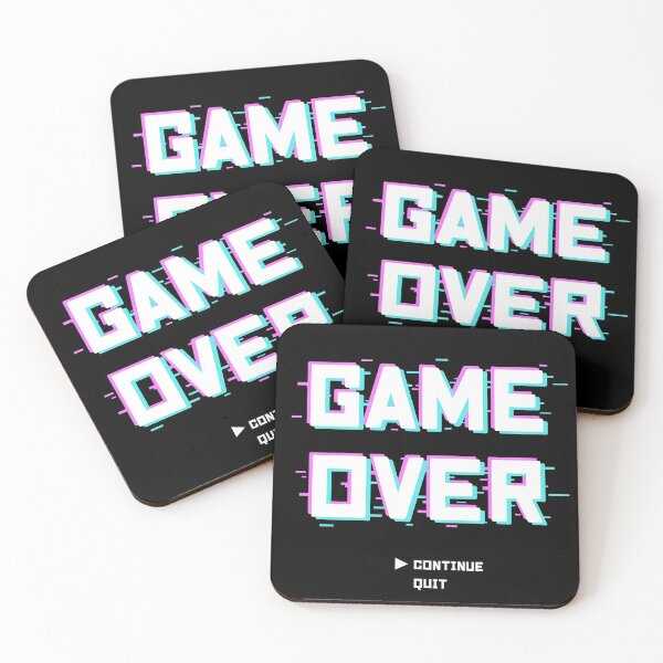Item preview, GAME OVER designed and sold by AsanoArts.