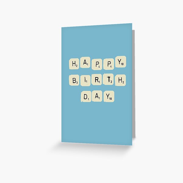 Cartes De Vœux Sur Le Theme Scrabble Redbubble Cartes De Vœux Sur Le Theme Scrabble Redbubble