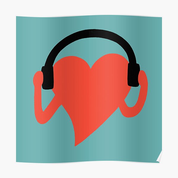 GROOVING HEART Poster