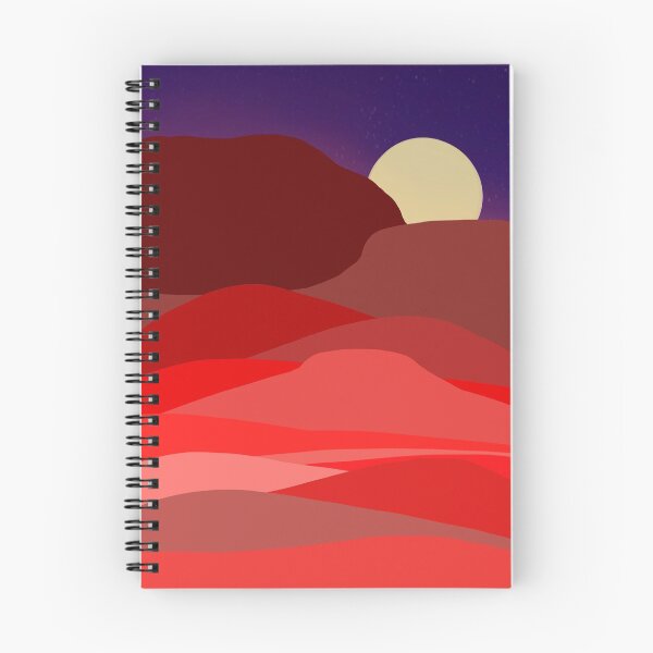 Item preview, Red mountain scape designed and sold by weirdsad.