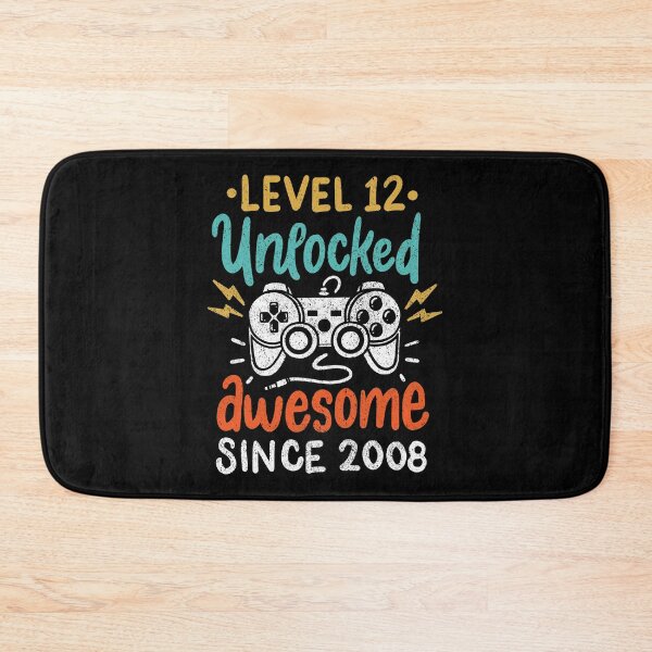 Item preview, Level 12 Unlocked Awesome Since 2008 Birthday Age designed and sold by haselshirt.