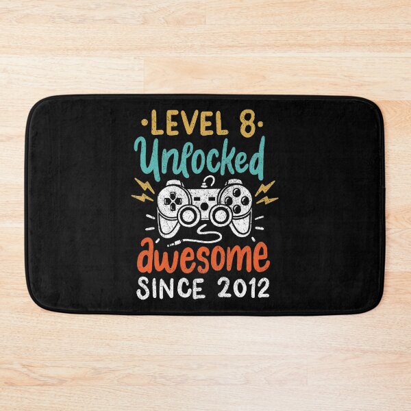 Item preview, Level 8 Unlocked Awesome Since 2012 Birthday Age designed and sold by haselshirt.