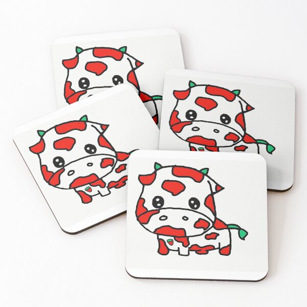 Item preview, strawberry cow designed and sold by dreamycrafts.