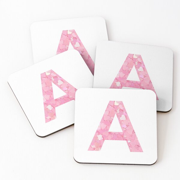 Item preview, letter a pink designed and sold by lucreziaa.