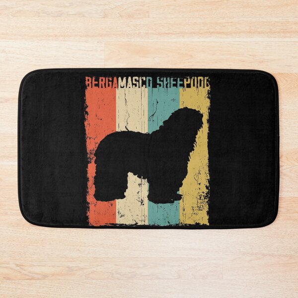 Item preview, bergamasco sheepdog Vintage Retro Classis Dog Lover Gift designed and sold by rafaeltto.
