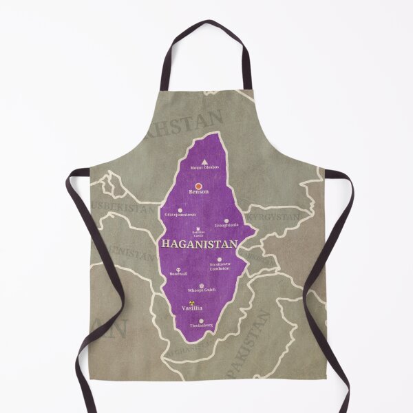Item preview, The Map of Haganistan designed and sold by DiamandaHagan.