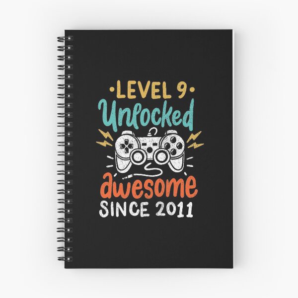 Item preview, Level 9 Unlocked Awesome Since 2011 Birthday Age designed and sold by haselshirt.