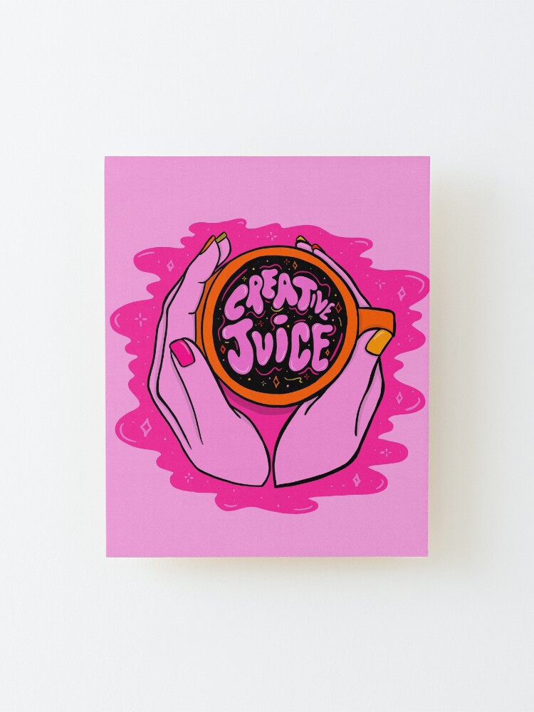Alternate view of Creative Juice Mounted Print