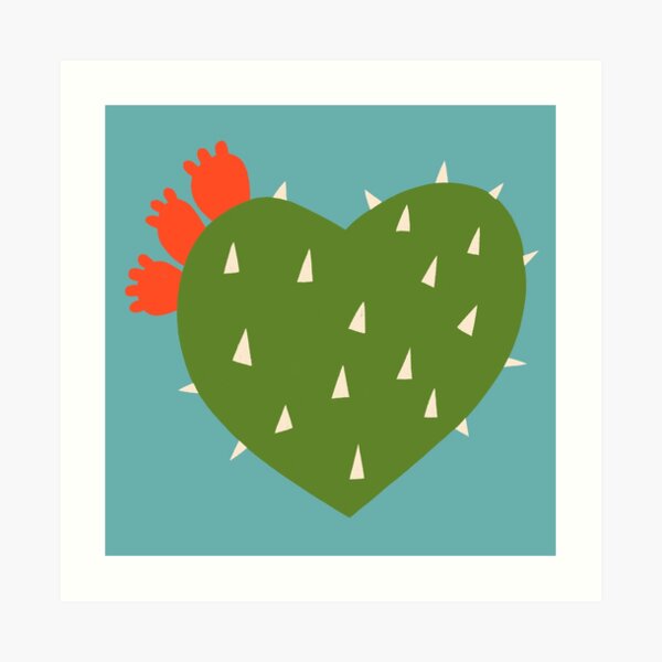 PRICKLY HEART Art Print