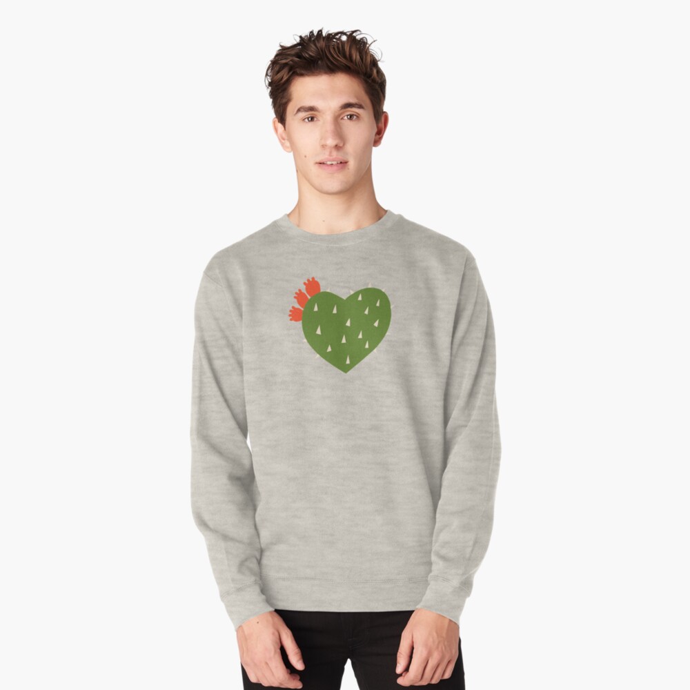 PRICKLY HEART Pullover Sweatshirt