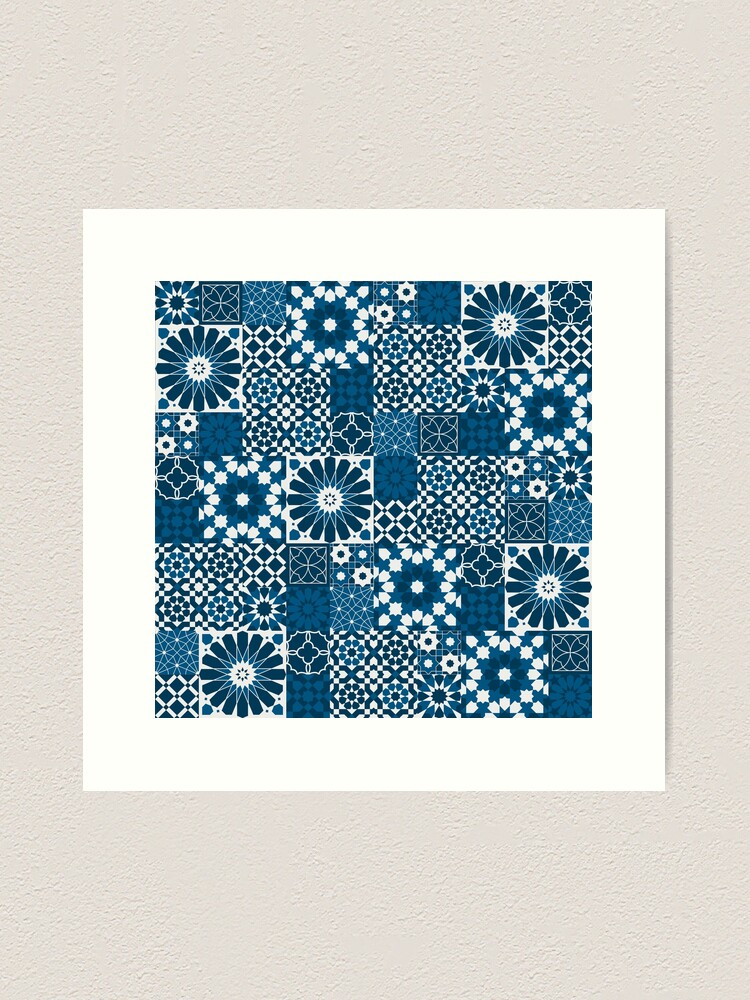 Alternate view of Moroccan tiles 3 Art Print