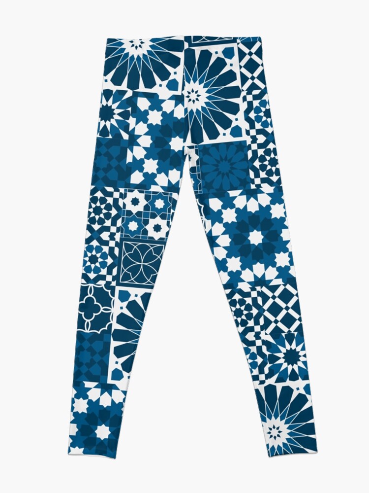 Alternate view of Moroccan tiles 3 Leggings