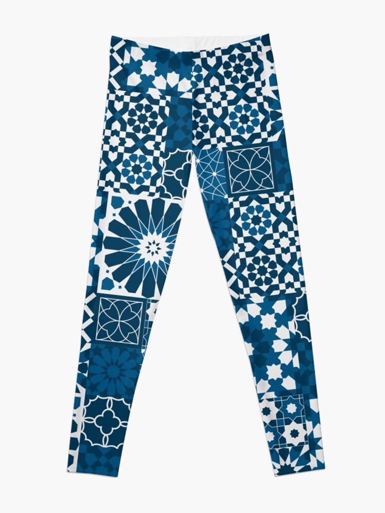 Alternate view of Moroccan tiles 3 Leggings