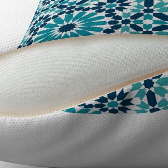 Alternate view of Moroccan tiles 4 Throw Pillow