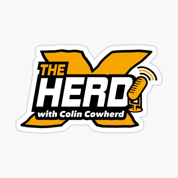 Men_s The Herd with Colin Cowherd Sticker for Sale by