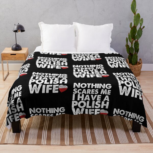 Item preview, Nothing Scares Me, I Have Polish Wife Novelty Gift designed and sold by Akmloza.