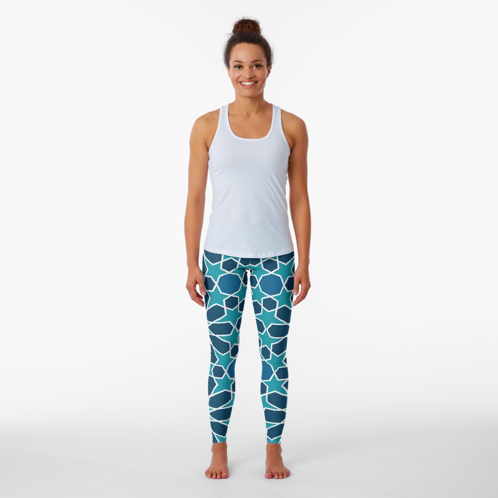 Moroccan tiles 5 Leggings
