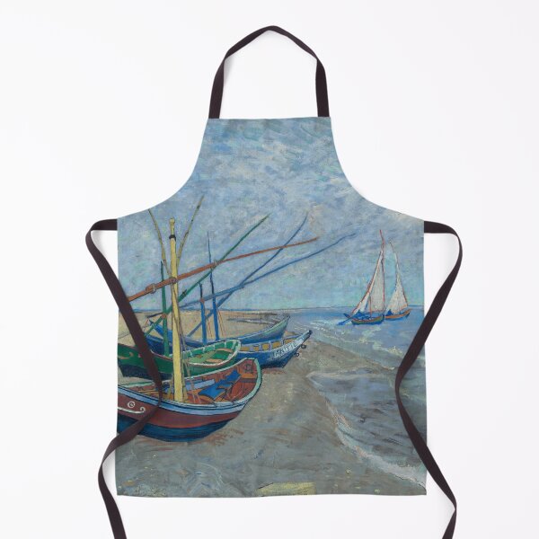 Item preview, Vincent Van Gogh - Fishing Boats on the Beach at Saintes-Maries designed and sold by vakashop.