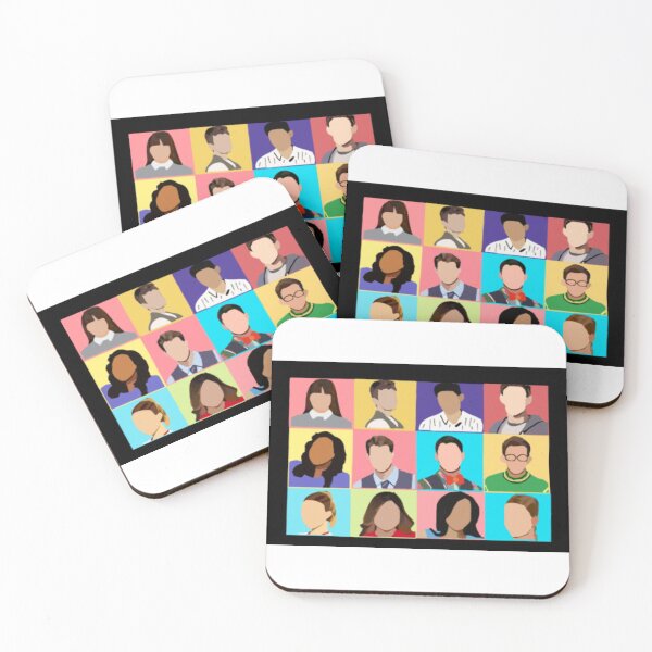 Item preview, Glee characters designed and sold by sticksforpeople.