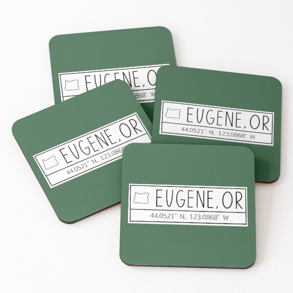 Item preview, Eugene Oregon Coordinate Emblem designed and sold by Emily Designs.