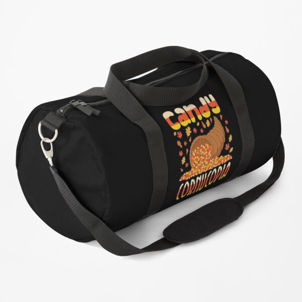 Candy Cornucopia Halloween Candy Corn Duffle Bag