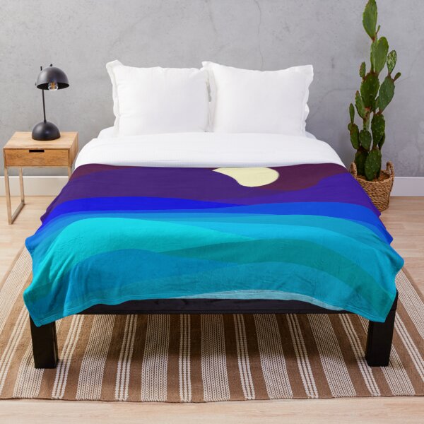 Item preview, Blue mountain night scape designed and sold by weirdsad.
