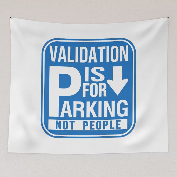Item preview, Validation Is For Parking designed and sold by 4wordsmovement.