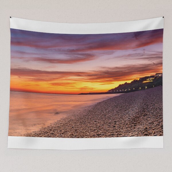 Artikelvorschau, Folkestone Beach Sonnenuntergang entworfen und verkauft von rogerstanger.