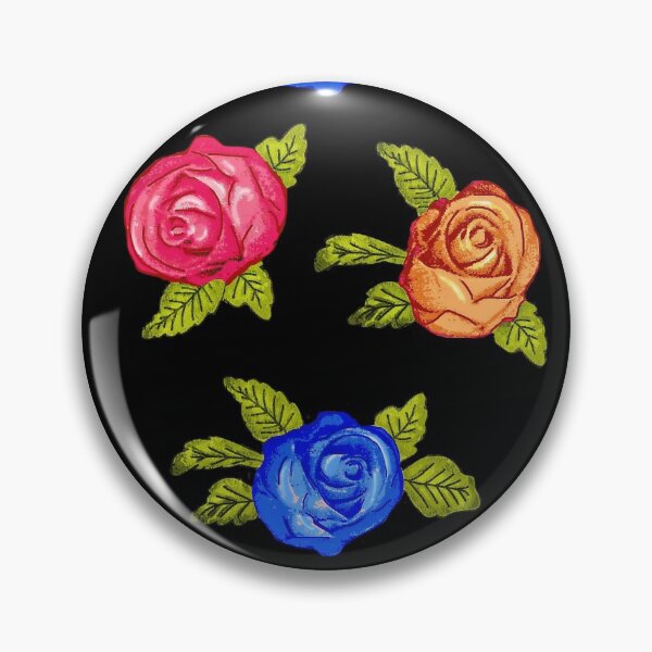 Item preview, Multi Rose on Black designed and sold by FranBail.