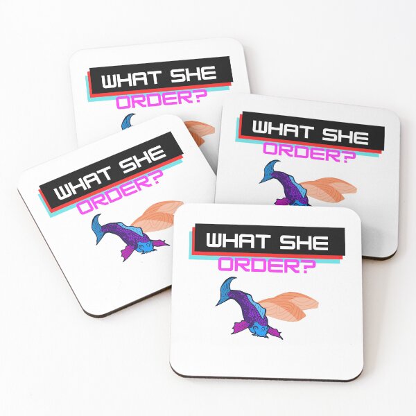 Item preview, What She Order? Fish Fillet Art Meme Retro designed and sold by flying-flamingo.