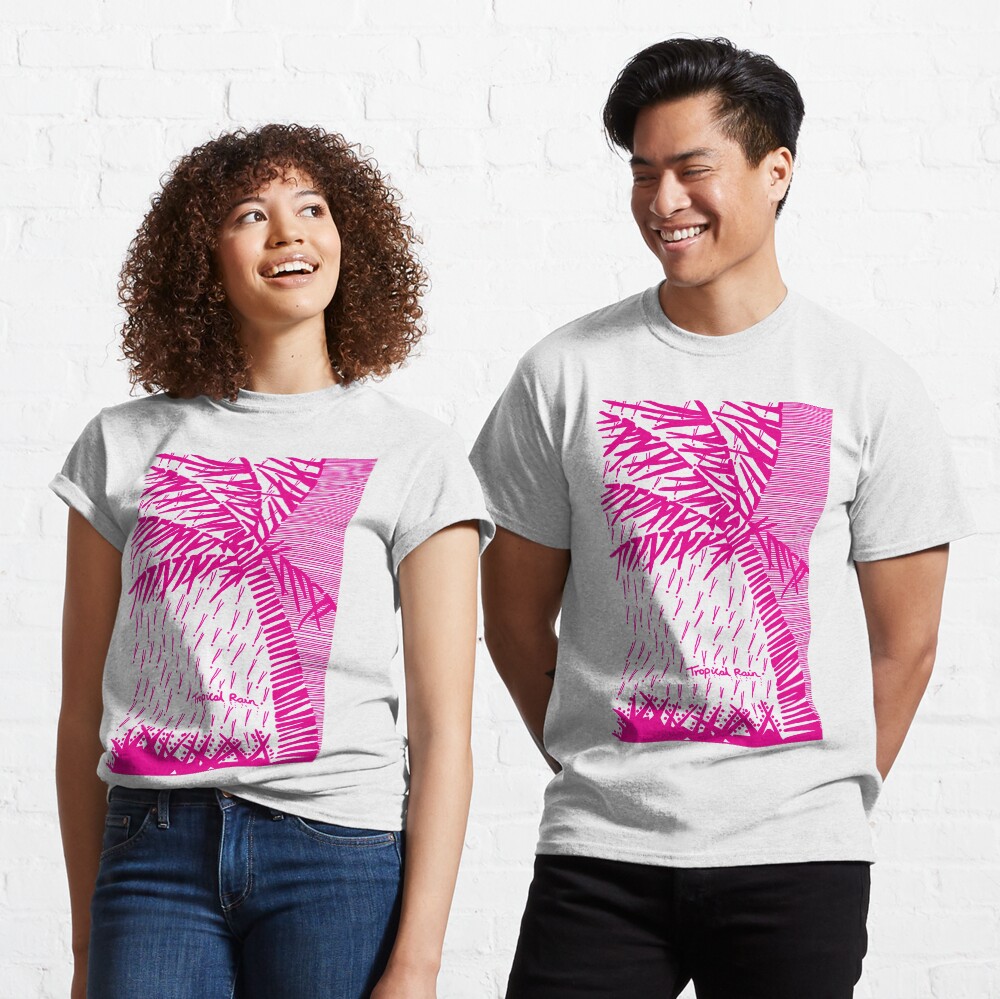 Tropical Rain Prime Magenta Classic T-Shirt