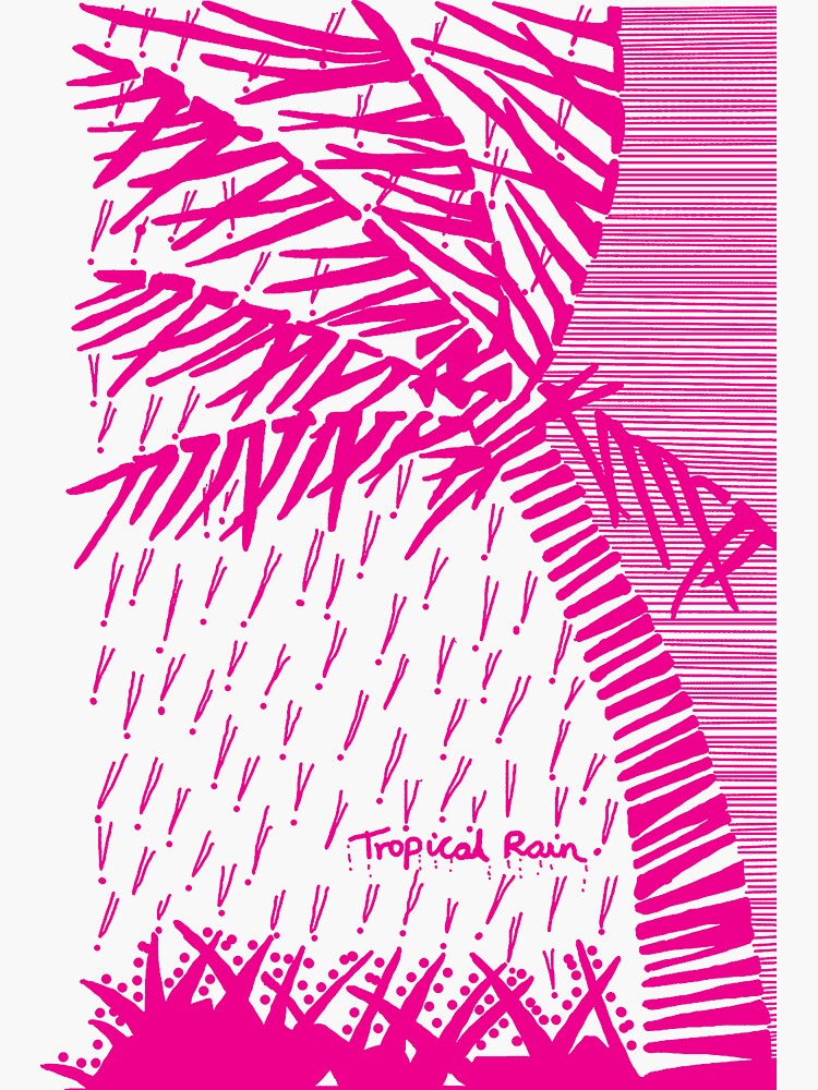 Tropical Rain Prime Magenta by hoxtonboy