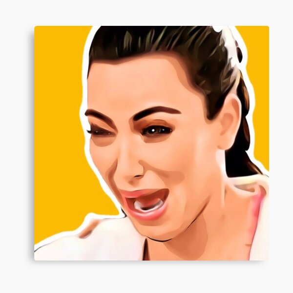 Kim Kardashian Meme Wall Art Redbubble