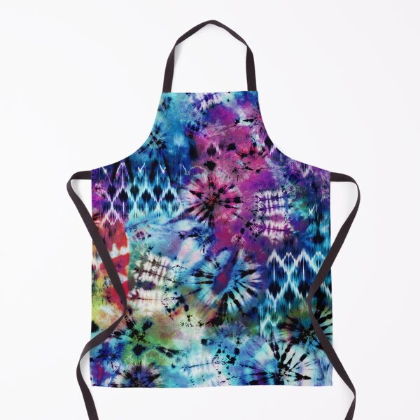 Artikelvorschau, Violett und Aqua Sommer Tie Dye Batik Wachs Tie Die Druck entworfen und verkauft von paperandfrill.