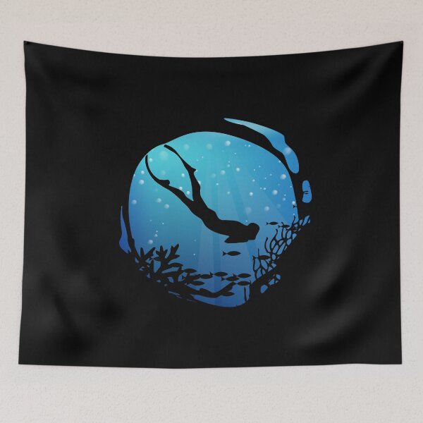 Item preview, Free Diving Freediving Apnea Spearfishing Skin Dive Shirt designed and sold by XASTY.