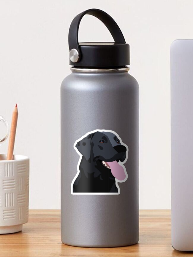 Thumbnail 1 of 3, Sticker, Black lab designed and sold by designsbylucyy.