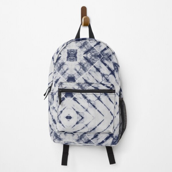 Item preview, Dark Blue Summer Tie Dye Batik Wax Tie Die Print designed and sold by paperandfrill.