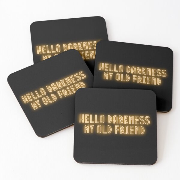 Item preview, Hello Darkness My Old Friend designed and sold by flying-flamingo.