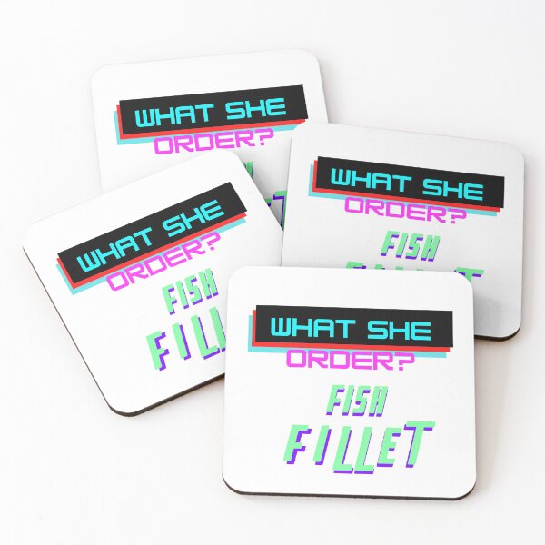 Item preview, What She Order? Fish Fillet Retro designed and sold by flying-flamingo.