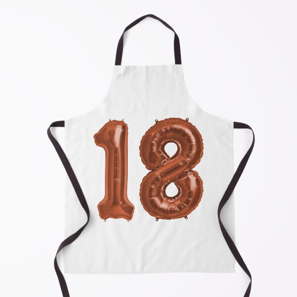 Item preview, Copper 18th Birthday Metallic Helium Balloons Numbers designed and sold by Birthdates.