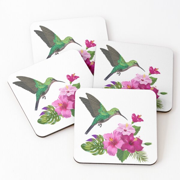 Item preview, Hummingbird With flowers designed and sold by JTS STORE.