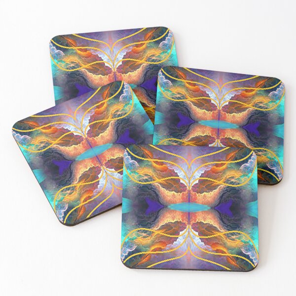 Item preview, Coral , psychedelic Arte Abstracto, abstract art design designed and sold by Adri Barnard.