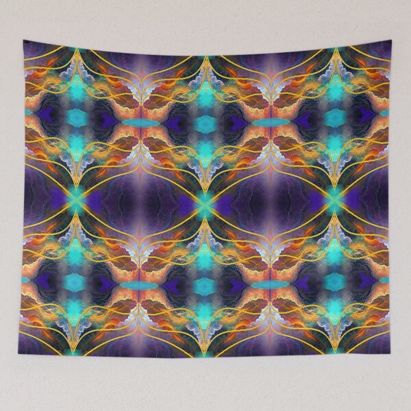 Item preview, Coral , psychedelic Arte Abstracto, abstract art design designed and sold by Adri Barnard.