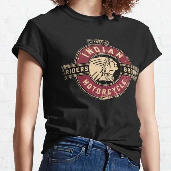 Indian Motorcycle EST.1901 Vintage Riders Logo distressed Motorrad USA Classic T-Shirt