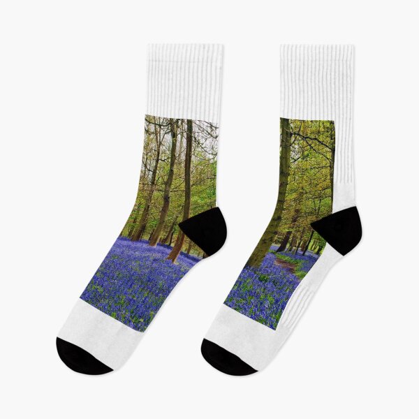 Item preview, Bluebells Bluebell Woods Greys Court Oxfordshire UK designed and sold by AndyEvansPhotos.