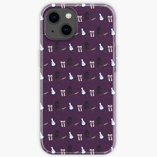 Alice Madness Pattern iPhone Soft Case