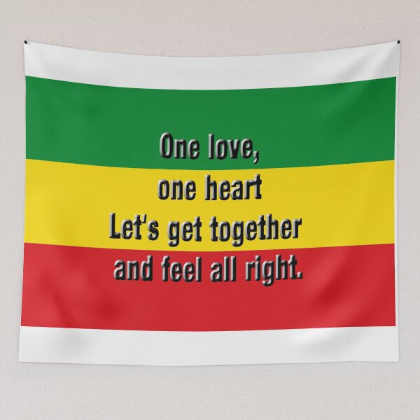 Item preview, One love Rasta flag designed and sold by masterchef-fr.