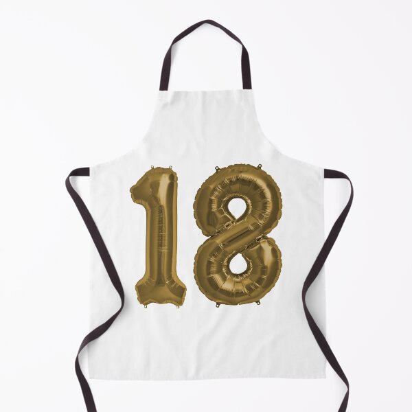 Item preview, Bronze 18th Birthday Metallic Helium Balloons Numbers designed and sold by Birthdates.
