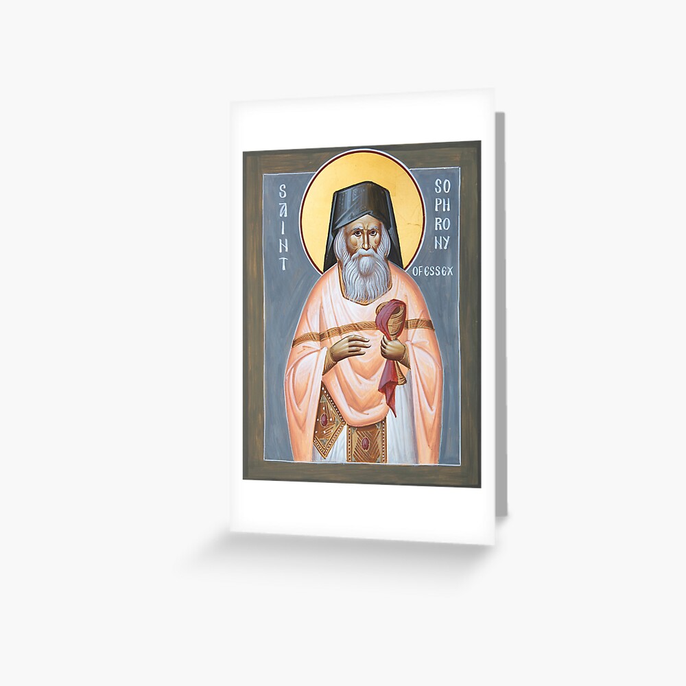 St Sophrony of Essex Greeting Card