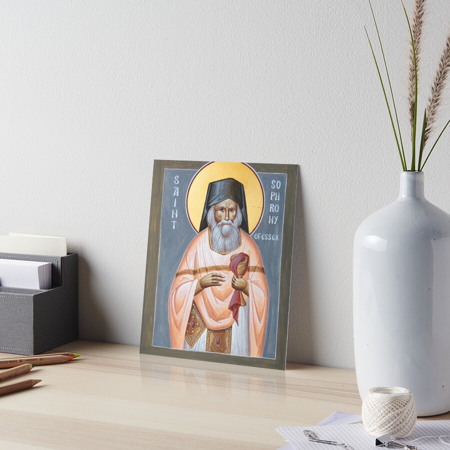 St Sophrony of Essex Art Board Print